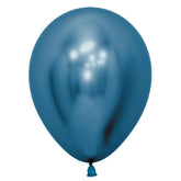 Metallic Blue Balloons - The Party Room